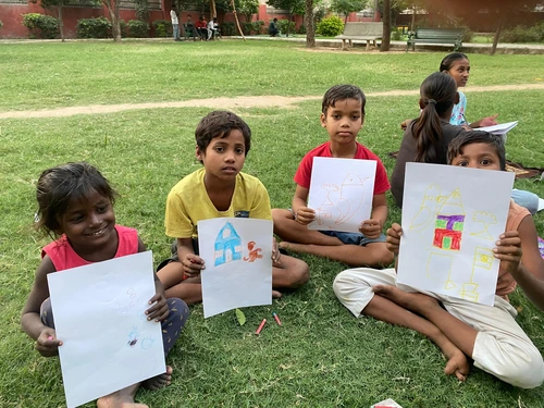 FunZart Activity at Akshar Kaksha